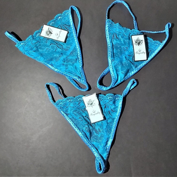 🍑 Hot Erotic Lingerie, PICTON Blue Women's g string 🍑 - Picture 2 of 3